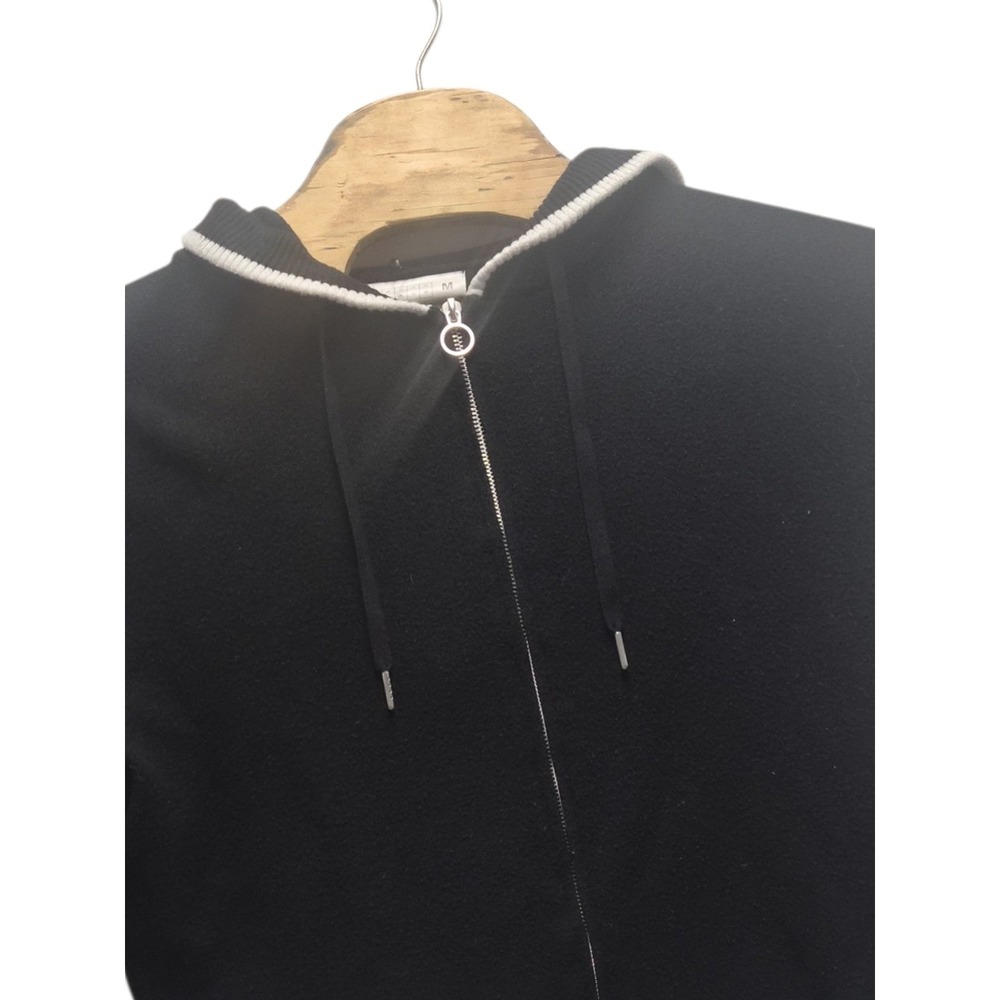 Savage X Fenty Women's Essential Fleece Pullover Hoodie AP2 Black Caviar M‎
